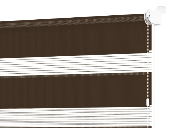 Jaluzele cu role MINI - zi și noapte - țesătură Zakynthos 07 - cappuccino