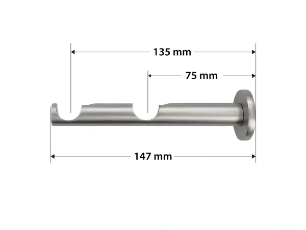 Garniža 19x19mm - 2rady - PULLO - satin 3