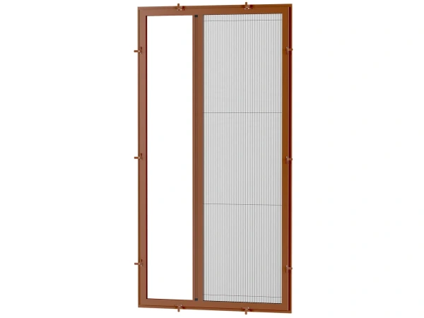 Plase anti-insecte pentru UȘI - PLISSE EASY- MARO RAL8003