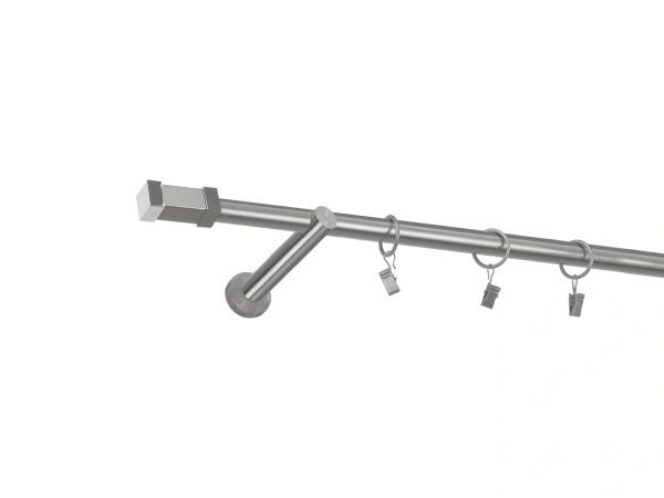 Garniža 19mm - 1rad - QUADRO - satin