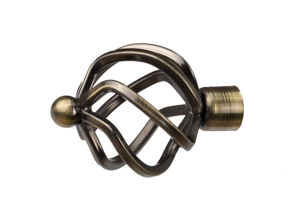 Garniža 19x19mm - 2rady - SPIRAL - antik 2