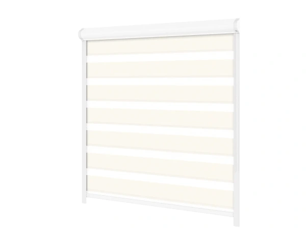 Jaluzele cu role SWING PREMIUM - zi și noapte - țesătură Zakynthos 03 - fildeș 1