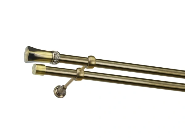 Garniža 25x25mm - 2rady - PLUTON CRYSTAL - antik 1