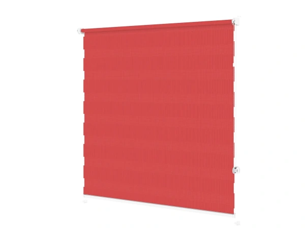 Jaluzele cu role MINI - zi și noapte - material Bahama 1804 - roșu 2