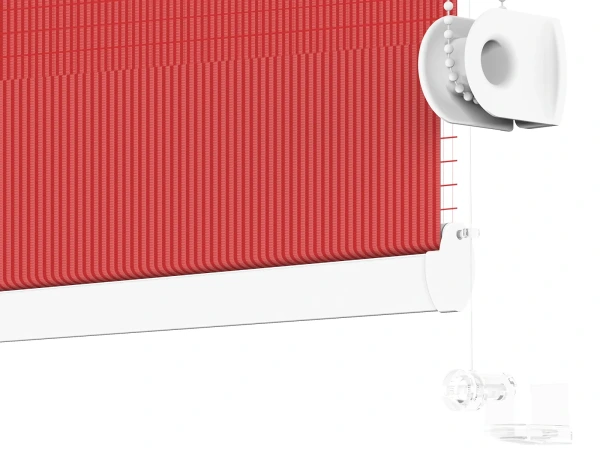 Jaluzele cu role MINI - zi și noapte - material Bahama 1804 - roșu 4