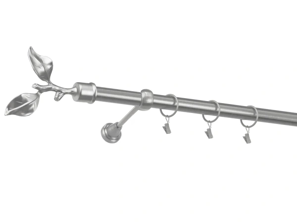 Garniža 25mm - 1rad - LIST ROSE - satin