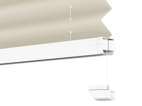 Plisé rolety LUX - látka Crafted linen 11064 - PEARL 8