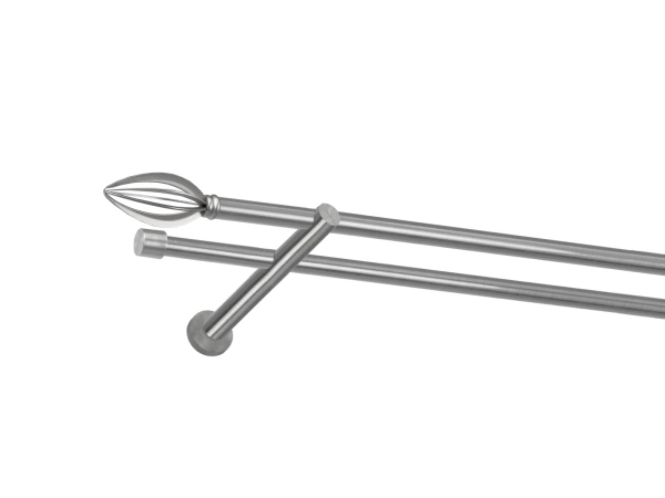 Garniža 16x16mm - 2rady - PANTEON - satin 1