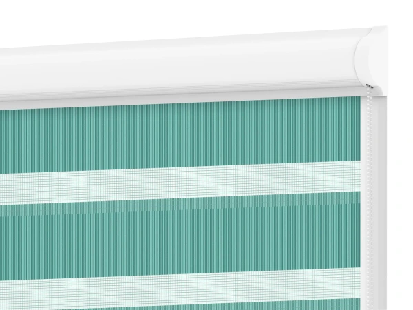 Roleta SWING LITE - deň a noc - látka Bahama 1809 - smaragdová