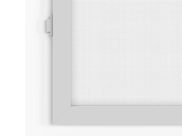 Plase anti-insecte pentru UȘI - cu balamale - GRI RAL9006 - cu traversă 6