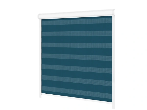 Roller blind SWING LITE - zi și noapte - țesătură Zakynthos 21 - albastru noapte 2