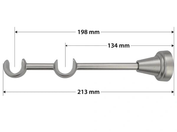 Garniža 19x19mm - 2rady - FALIST - satin 4