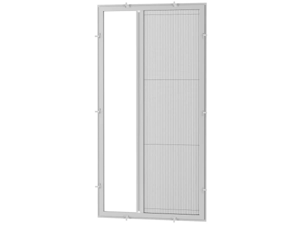 Plase anti-insecte pentru UȘI - PLISSE EASY- GRI RAL9006