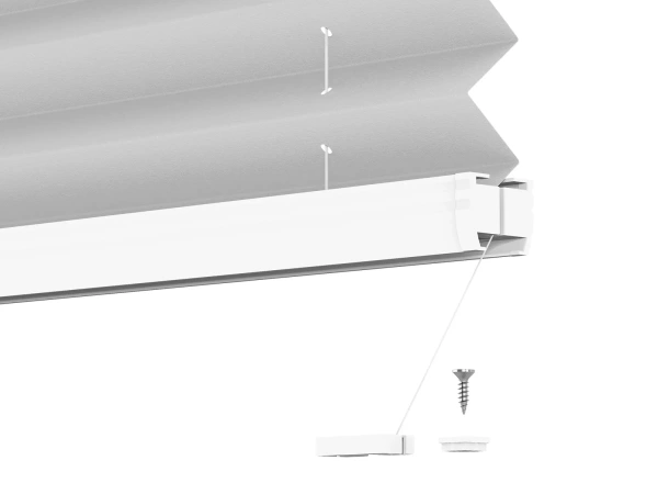 Plisé rolety LUX - látka Silver dust 11072 - PEARL 7