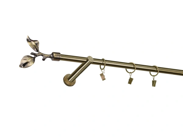 Garniža 16mm - 1rad - LIST ROSE - antik