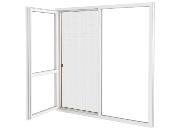 Siete proti hmyzu na DVERE - posuvné - DUB ZLATÝ - drevoimitácia - bez priečky 3