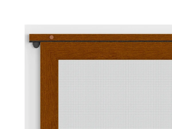 Siete proti hmyzu na DVERE - posuvné - DUB ZLATÝ - drevoimitácia - s priečkou 6