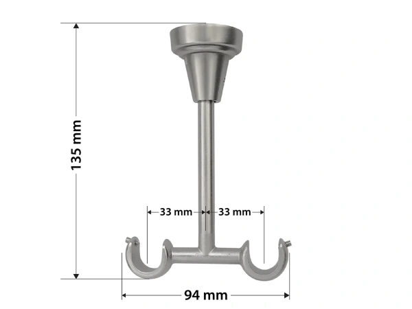 Garniža 16x16mm - 2rady - ŽALUĎ - satin 5