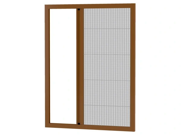 Siete proti hmyzu na OKNO - PLISÉ LITE - HNEDÁ - RAL 8003 1