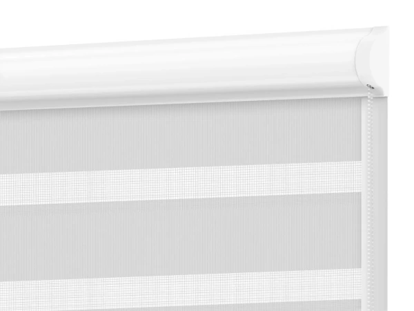 Roleta SWING PREMIUM - deň a noc - látka Bahama 1821 - svetlo sivá