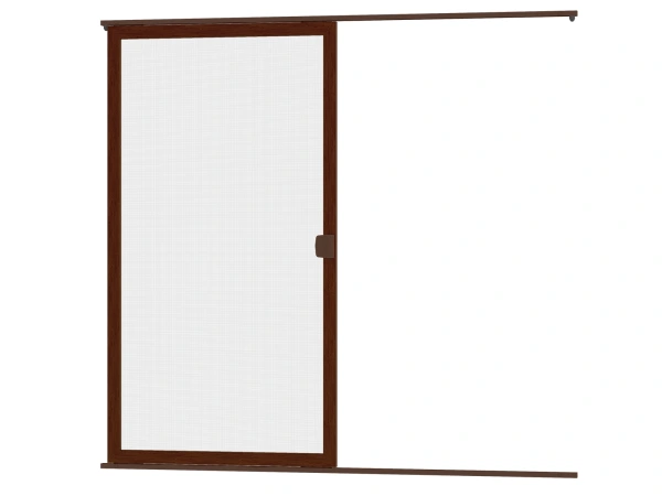 Siete proti hmyzu na DVERE - posuvné - ORECH - drevoimitácia - bez priečky