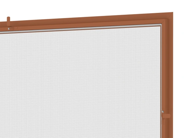Siete proti hmyzu na OKNO - pevné - HNEDÁ - RAL 8003 4