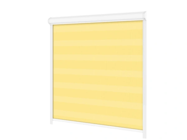 Jaluzele cu role SWING LITE - zi și noapte - material Bahama 1801 - vanilie 2