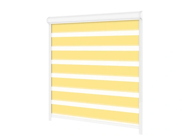 Jaluzele cu role SWING LITE - zi și noapte - material Bahama 1801 - vanilie 1