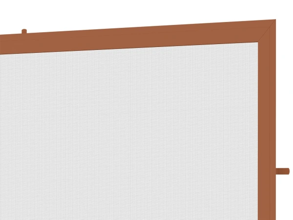 Siete proti hmyzu na OKNO - pevné - HNEDÁ - RAL 8003 5