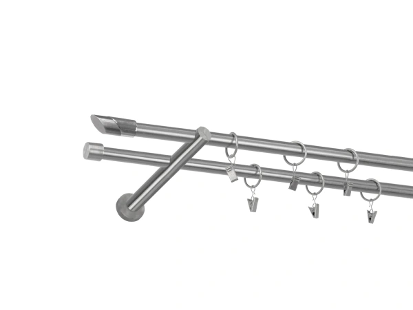 Garniža 16x16mm - 2rady - PIZA - satin