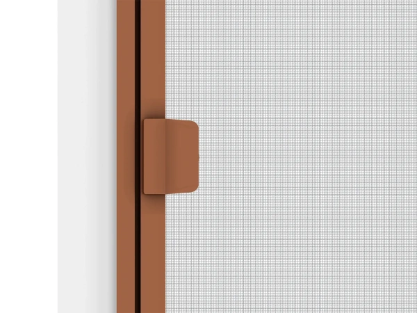 Siete proti hmyzu na DVERE - pántové v ráme SMART - HNEDÁ - RAL 8003 - bez priečky 5