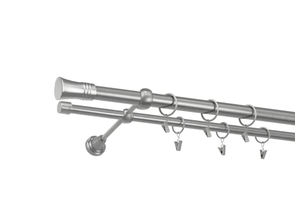 Garniža 25x16mm - 2rady - CAPRI - satin