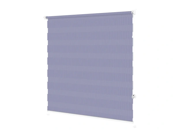 Roleta MINI - deň a noc - látka Bahama 1808 - modrá 2