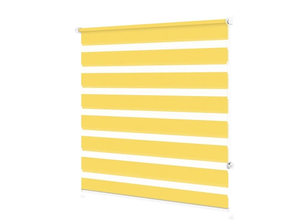 Jaluzele cu role MINI - zi și noapte - țesătură Zakynthos 15 - galben 1