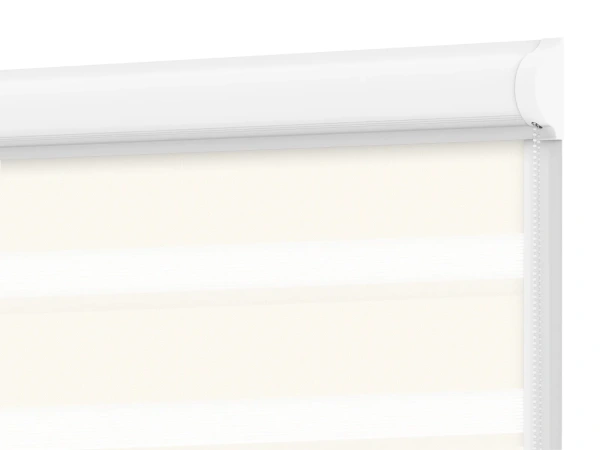 Roller blind SWING LITE - zi și noapte - țesătură Zakynthos 03 - fildeș