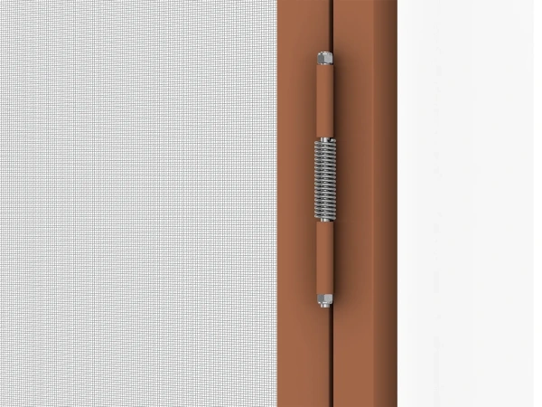 Plasă anti-insecte pentru UȘI - cu balamale SMART - MARO RAL8003 - fără traversă 9