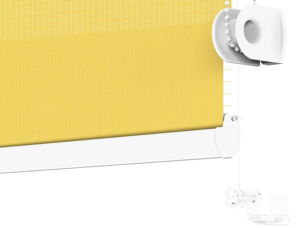 Jaluzele cu role MINI - zi și noapte - țesătură Zakynthos 15 - galben 4