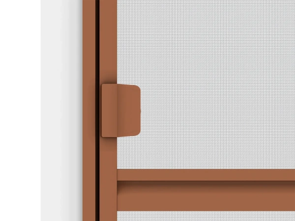 Plasă anti-insecte pentru UȘI - cu balamale SMART - MARO RAL8003 - cu traversă 5