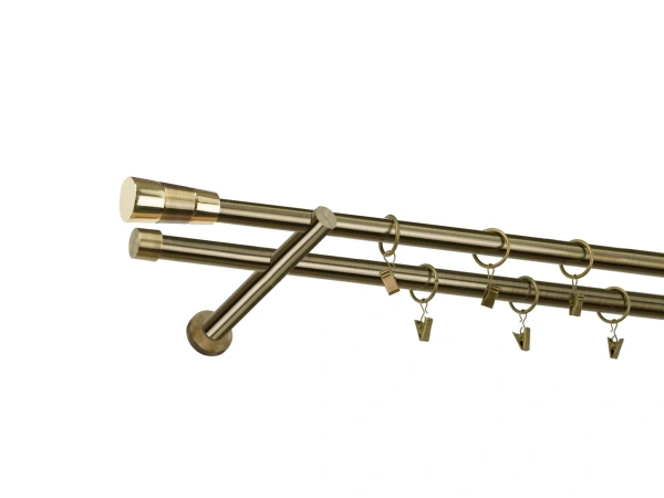 Garniža 19x19mm - 2rady - VOLEO - antik