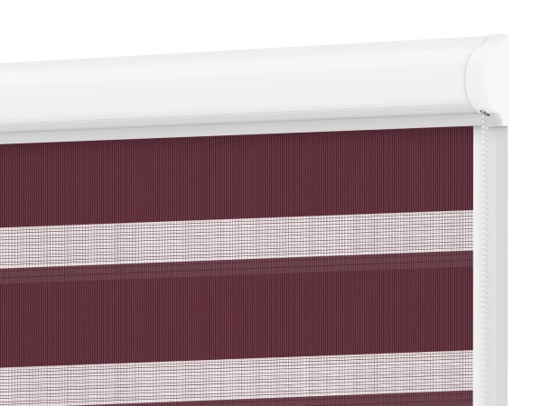 Roleta SWING LITE - deň a noc - látka Bahama 1812 - bordová