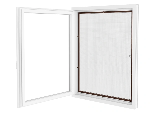 Siete proti hmyzu na OKNO - pevné - TMAVOHNEDÁ - RAL 8019 2