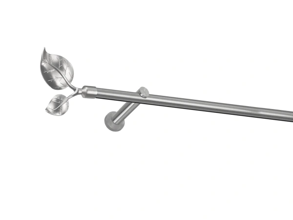 Garniža 19mm - drážková tyč - 1rad - LIST VEĽKÝ - satin 1