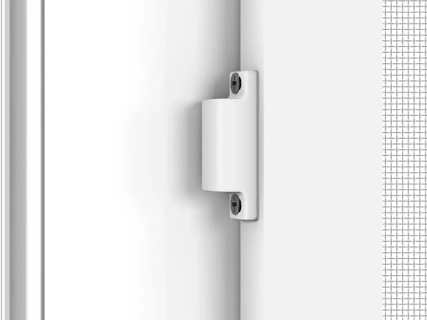 Siete proti hmyzu na DVERE - pántové - BIELA - RAL 9016 - bez priečky 8