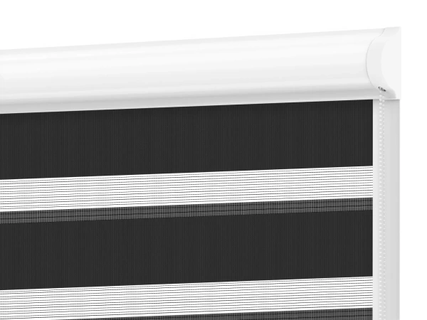 Jaluzele cu role SWING PREMIUM - zi și noapte - țesătură Zakynthos 11 - antracit