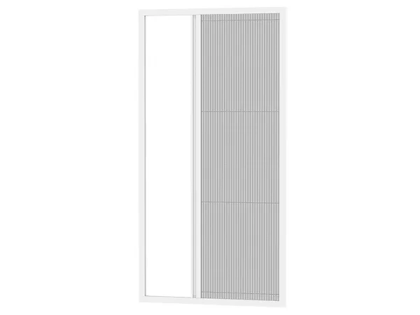 Plasă anti-insecte pentru UȘI - PLISSE LITE- ALB RAL9016
