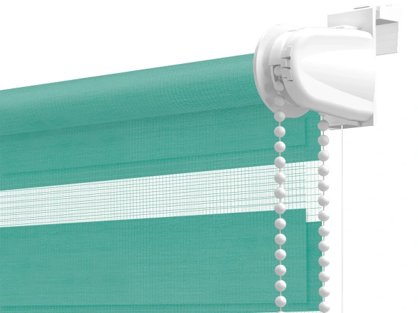 Roleta MINI - deň a noc - látka Bahama 1809 - smaragdová 3