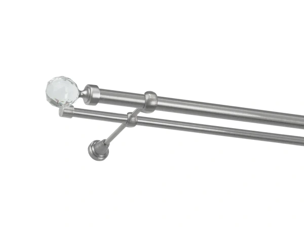 Garniža 25x16mm - 2rady - GUĽA CRYSTAL - satin 1