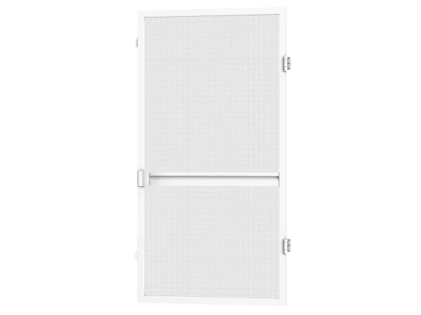 Plase anti-insecte pentru UȘI - cu balamale SLIM - ALB RAL9016