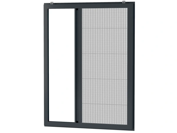 Plase anti-insecte pentru ferestre - PLISSE CLICK - ANTRACIT - RAL 7016 1
