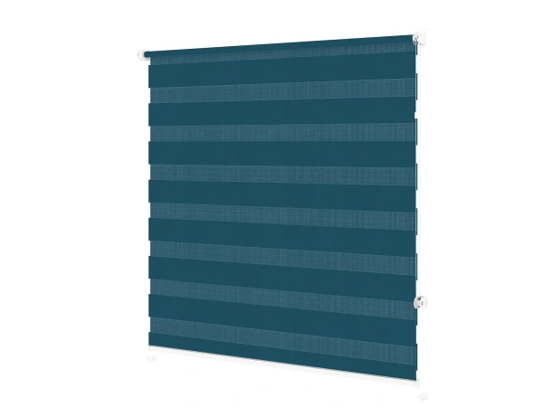 Jaluzele cu role MINI - zi și noapte - țesătură Zakynthos 21 - albastru noapte 2